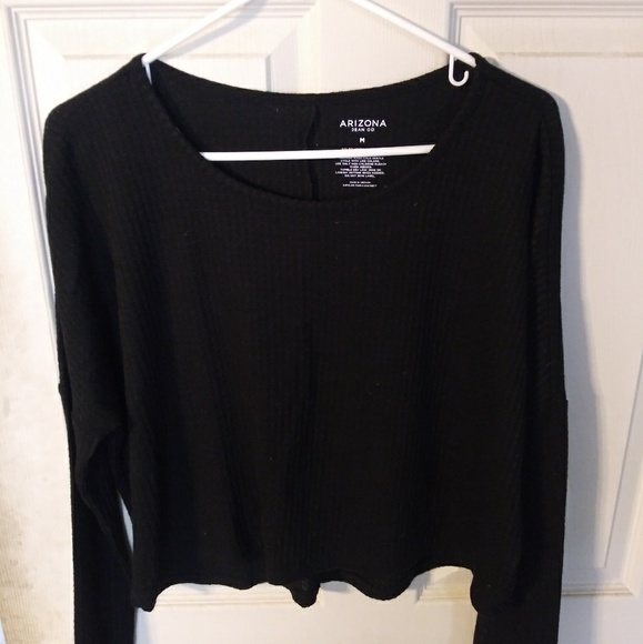 Arizona Jean Company Tops - Arizona Black Knit Long Sleeve